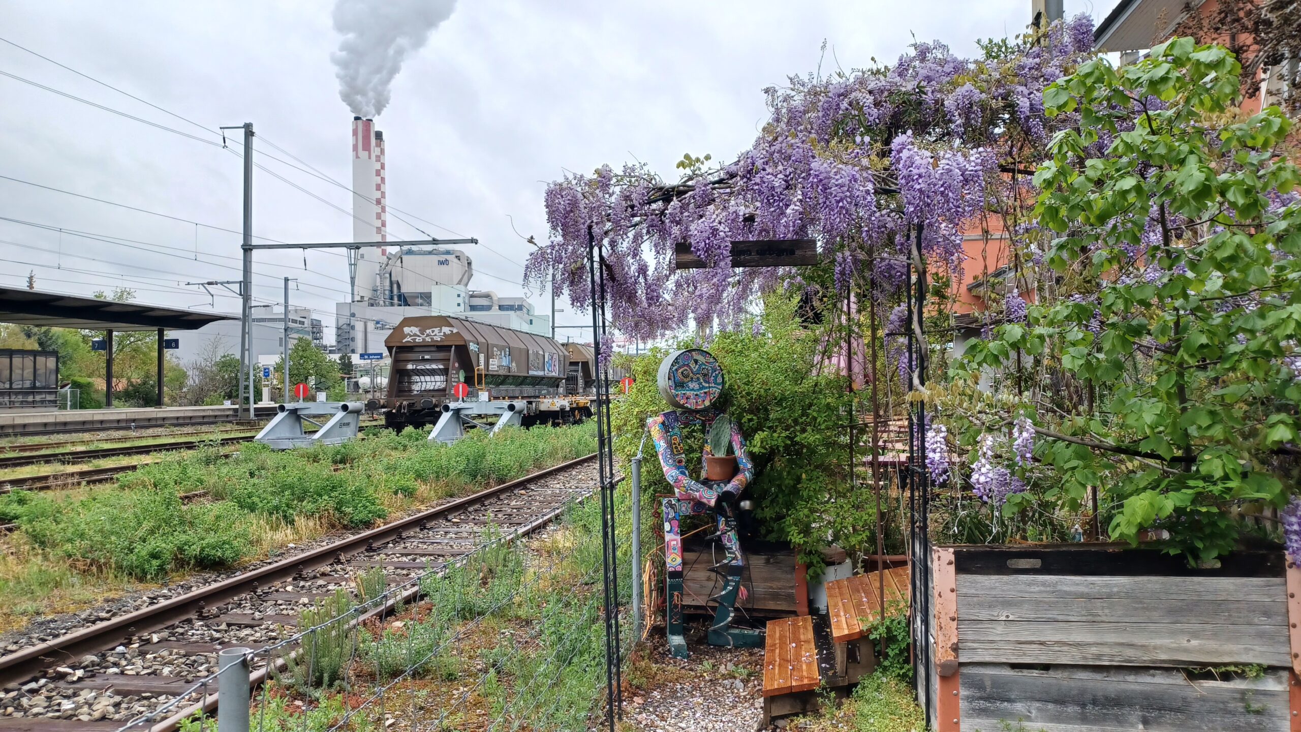 Samstag, 25. April 2026: Sketchcrawl am Vogesenplatz/Bahnhof St. Johann, Basel